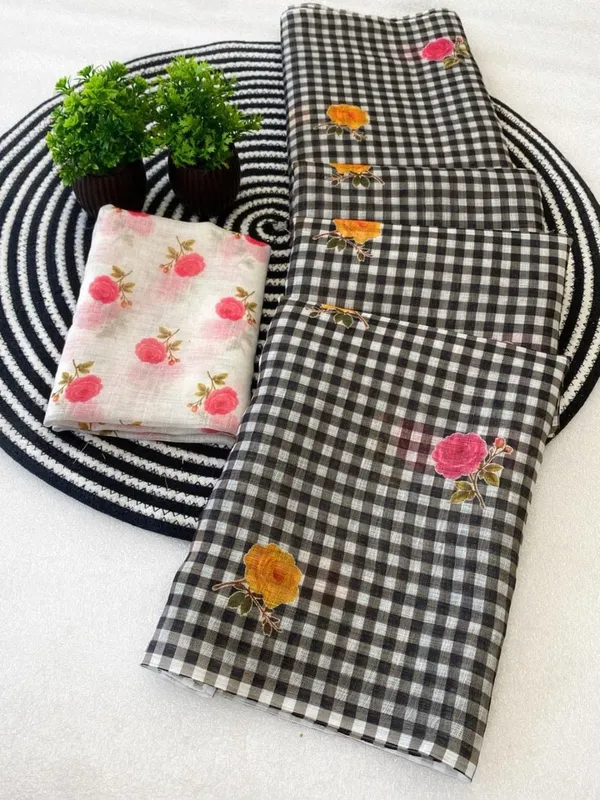 Black_Linen_Cotton_Saree_For_Women