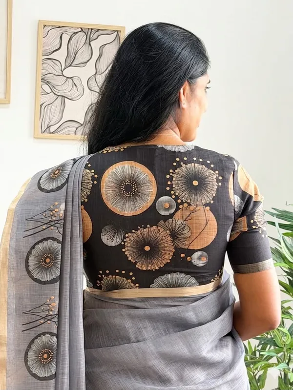 Grey_Linen_Cotton_Saree_For_Women