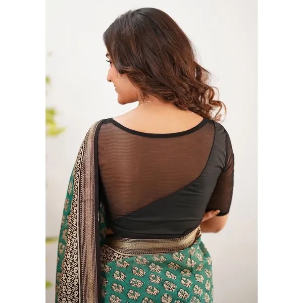 Green_Premium_Linen_Cotton_Saree_For_Women