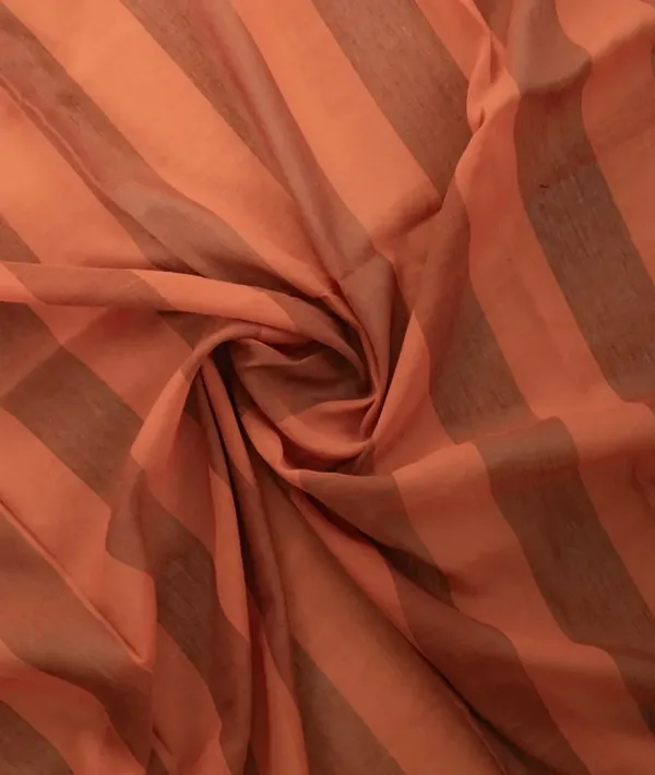 Brown_Premium_Linen_Cotton_Saree_For_Women