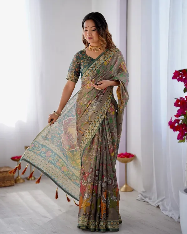 Grey_Linen_Cotton_Saree_For_Women