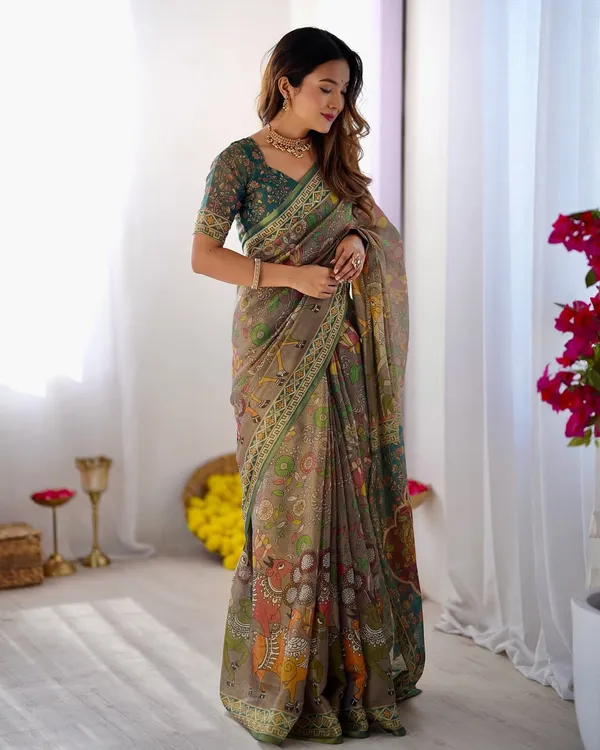 Grey_Linen_Cotton_Saree_For_Women