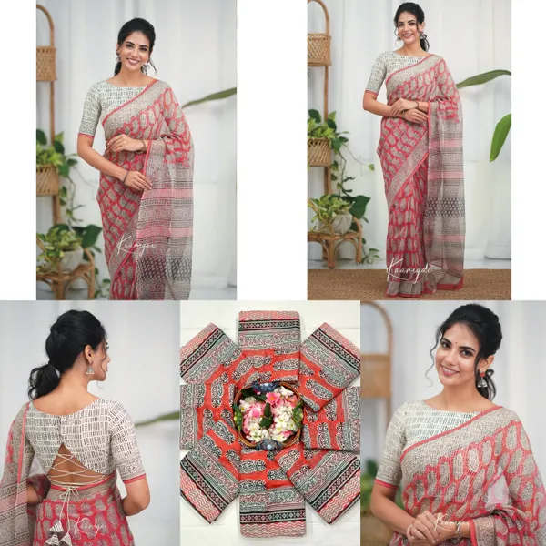 Pink_Premium_Linen_Cotton_Saree_For_Women
