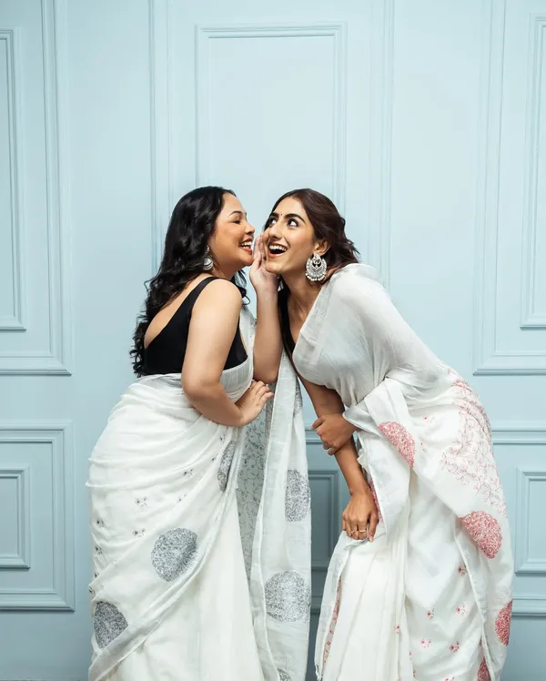 Pink_Linen_Cotton_Saree_For_Women
