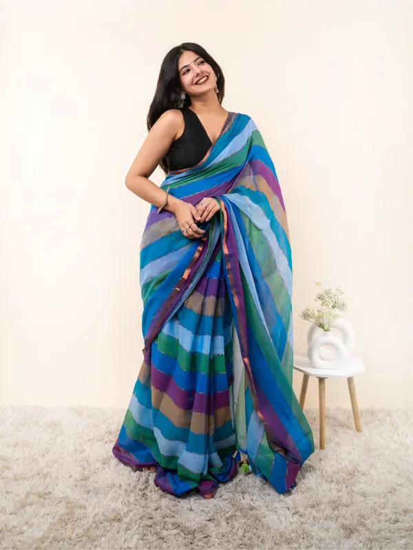 Blue_Premium_Linen_Cotton_Saree_For_Women