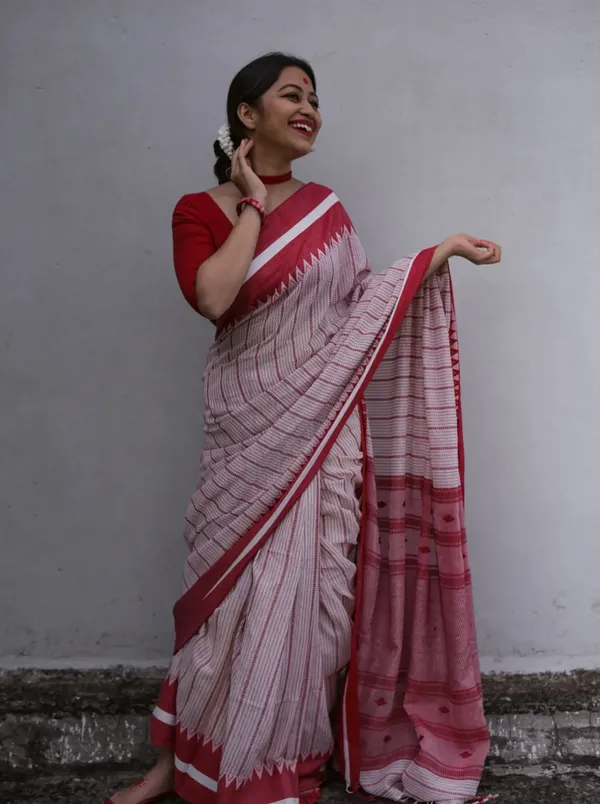 Pink_Premium_Linen_Cotton_Saree_For_Women