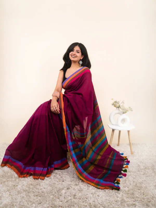 Pink_Premium_Linen_Cotton_Saree_For_Women