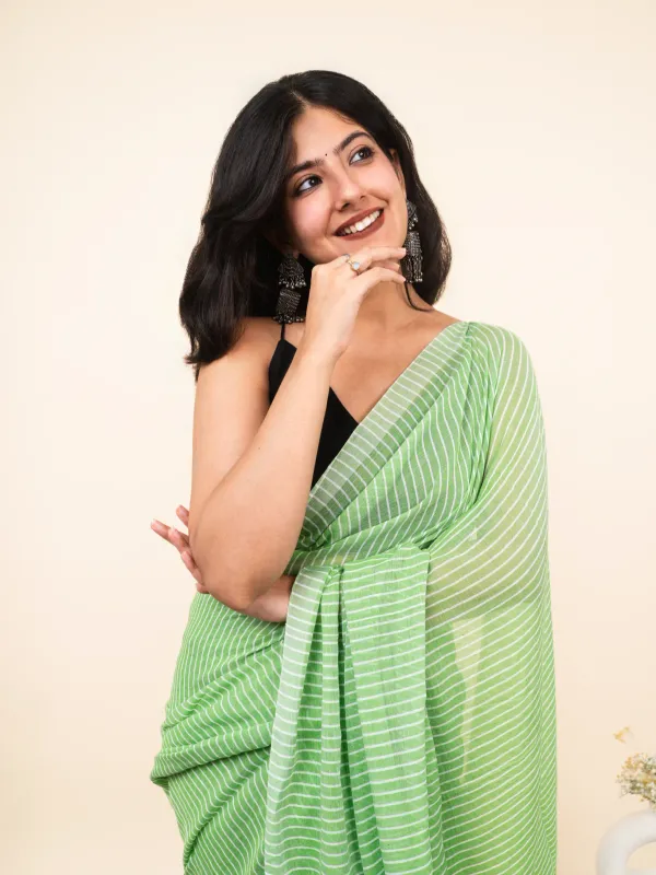 Green_Premium_Linen_Cotton_Saree_For_Women