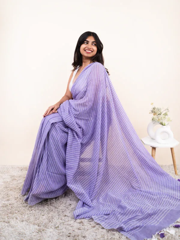 Purple_Premium_Linen_Cotton_Saree_For_Women