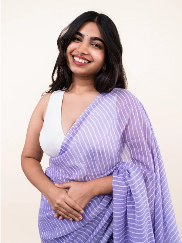 Purple_Premium_Linen_Cotton_Saree_For_Women