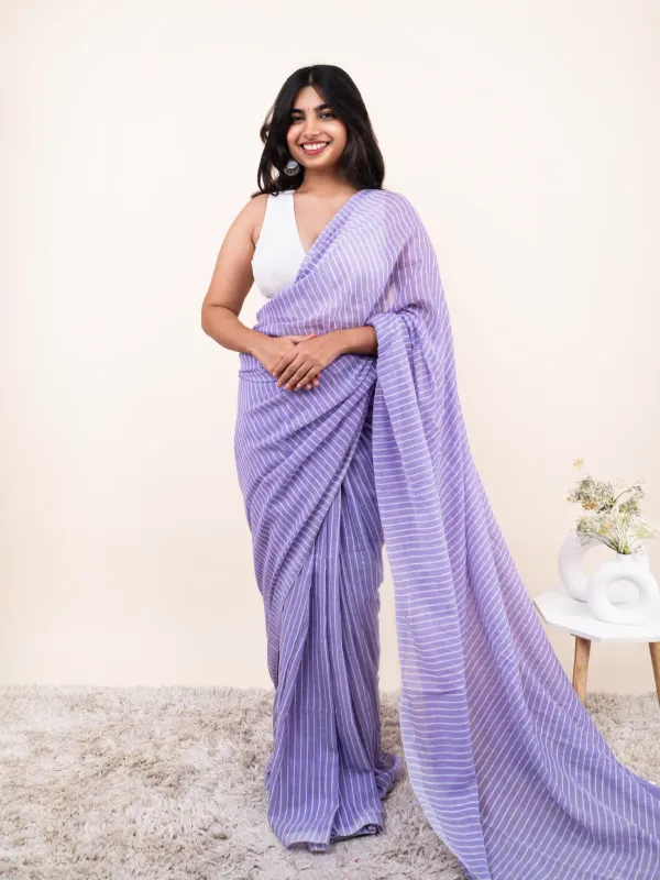 Purple_Premium_Linen_Cotton_Saree_For_Women
