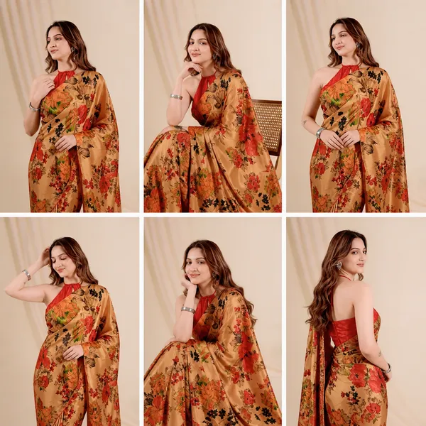 Gold_Ready_to_Wear_Flower_Saree_for_women
