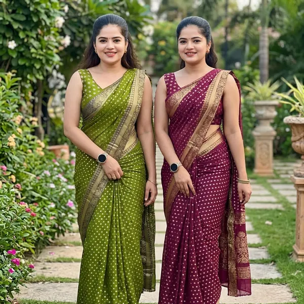 Green_and_Pink_Saree_for_Women