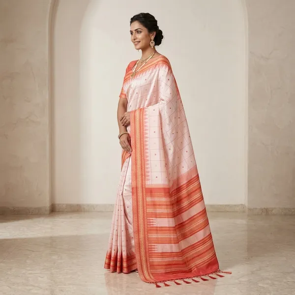 Red_Pink_Litchi_Silk_Jacquard_Pallu_Saree_For_Women