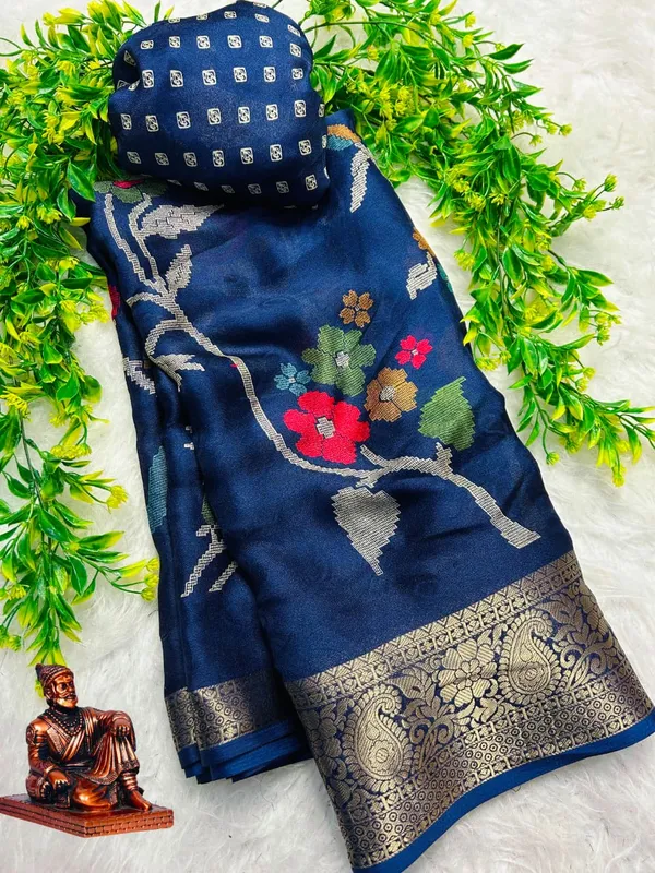 Blue_Marshmallow_Saree_For_Women