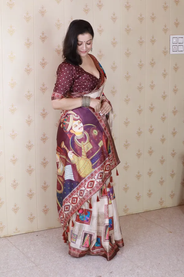 Maroon_Mulmul_Cotton_Saree_For_Women