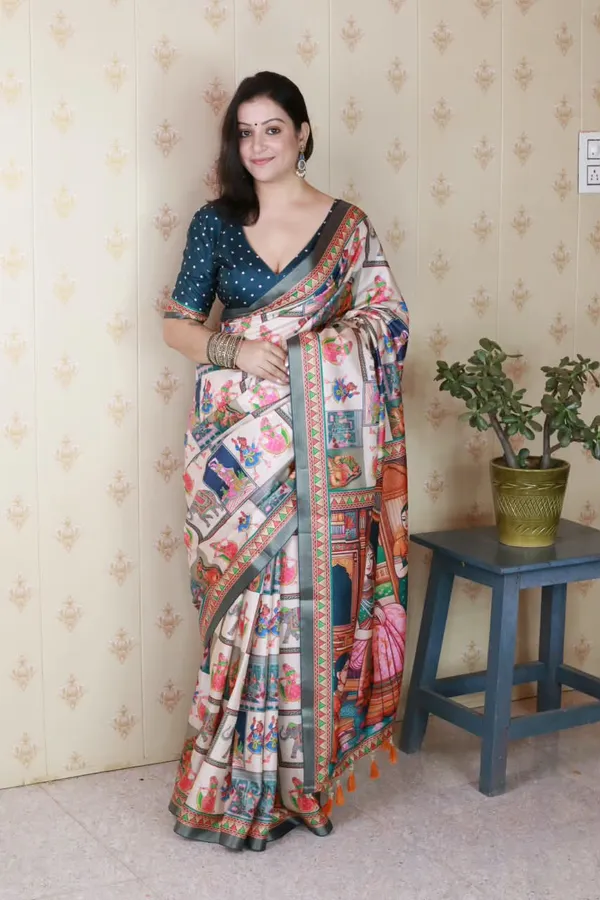 Petrol_Mulmul_Cotton_Saree_For_Women