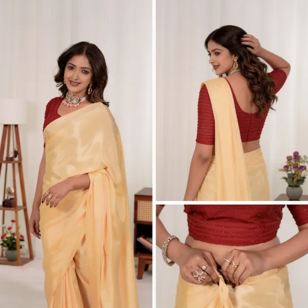 Yellow_Premium_Linen_Cotton_Saree_For_Women