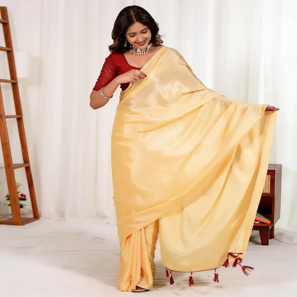 Yellow_Premium_Linen_Cotton_Saree_For_Women