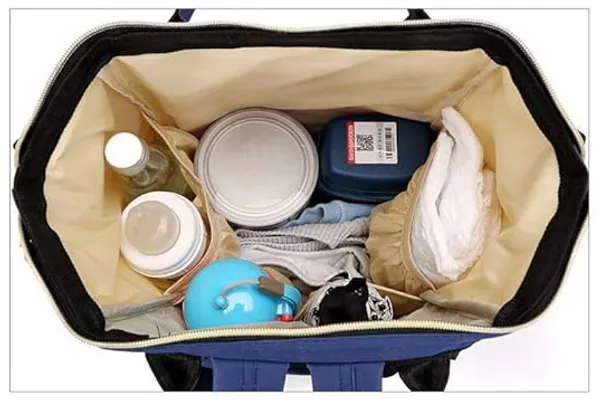 Multi_Polyester_Colorblock_Diaper_Bag_With_Top_Handles_For_Baby