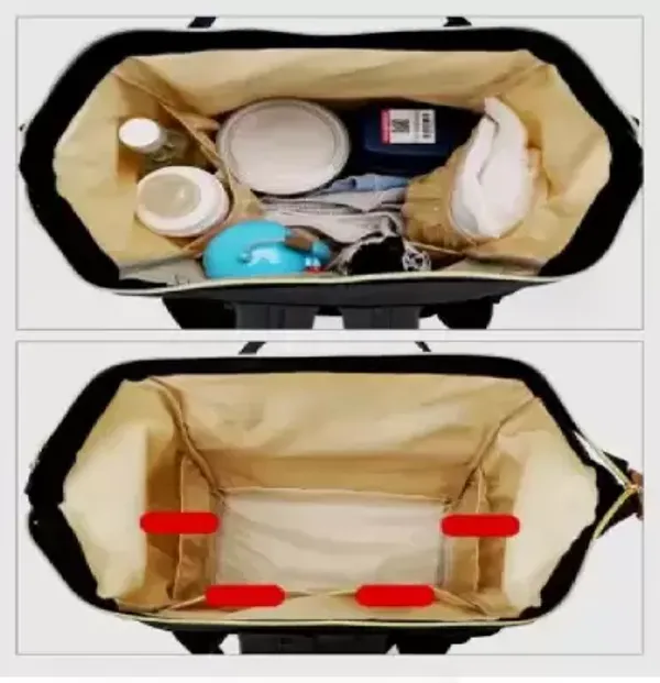 Multi_Polyester_Colorblock_Diaper_Bag_With_Top_Handles_For_Baby