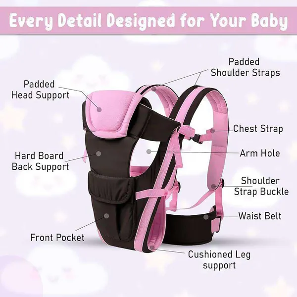 Pink_Cotton_Padded_Baby_Carrier_For_Baby_Under_3_Years