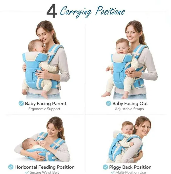 Sky_Blue_And_Cream_Cotton_4_In_1_Ergonomic_Baby_Carrier_With_Hip_Seat