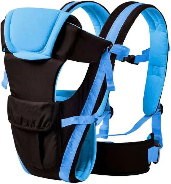 Sky_Blue_And_Black_Cotton_Ergonomic_Padded_Baby_Carrier_For_Baby_Under_3_Years
