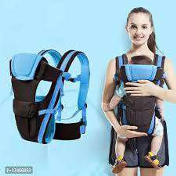Sky_Blue_And_Black_Cotton_Ergonomic_Padded_Baby_Carrier_For_Baby_Under_3_Years