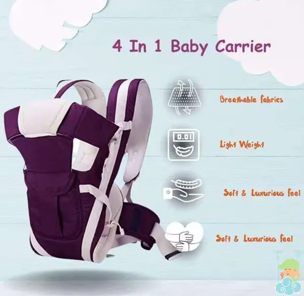 Purple_And_Cream_Cotton_4_In_1_Ergonomic_Baby_Carrier_For_Baby_Under_3_Years