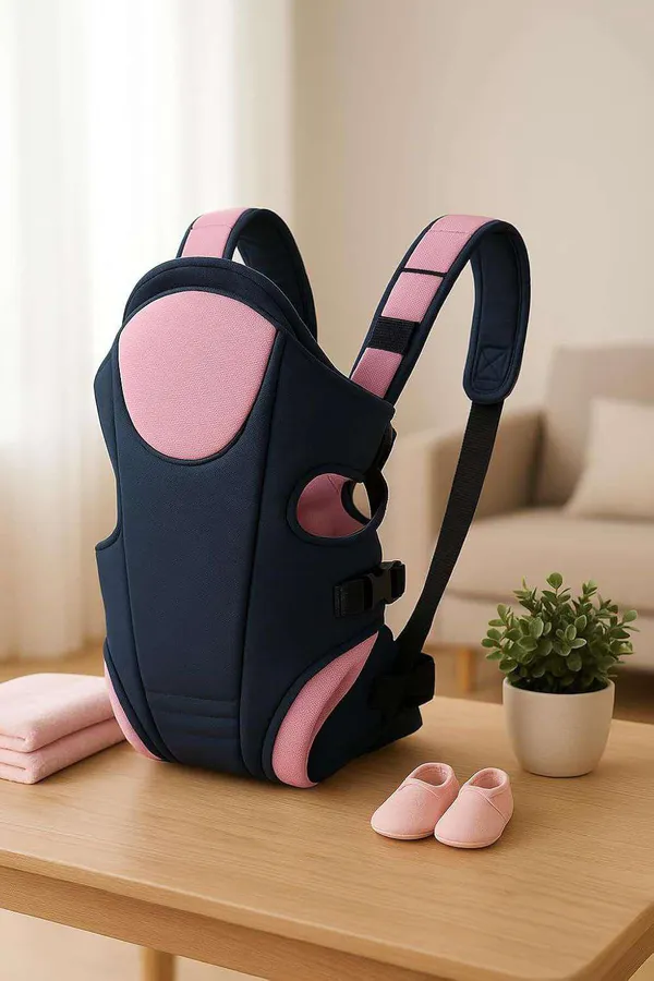 Pink_And_Navy_Blue_Cotton_Baby_Carrier_For_Baby_Under_3_Years