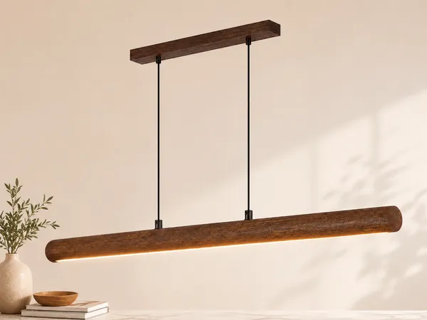 Walnut_Wood_Linear_Led_Pendant_Light_With_Remote_Control