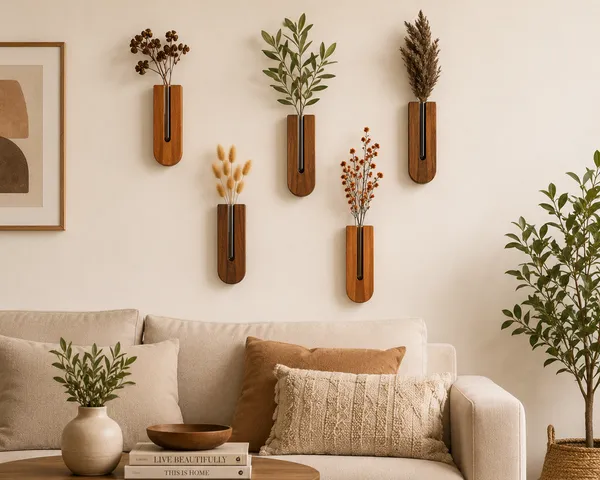 Wooden_Wall_Mounted_Vase_Set