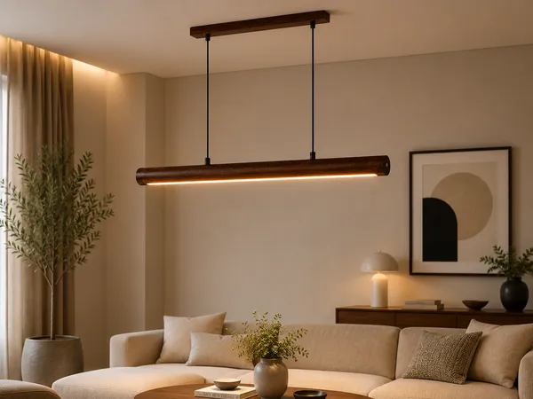Walnut_Wood_Linear_Led_Pendant_Light_With_Remote_Control