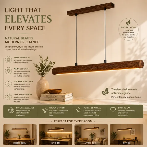 Walnut_Wood_Linear_Led_Pendant_Light_With_Remote_Control
