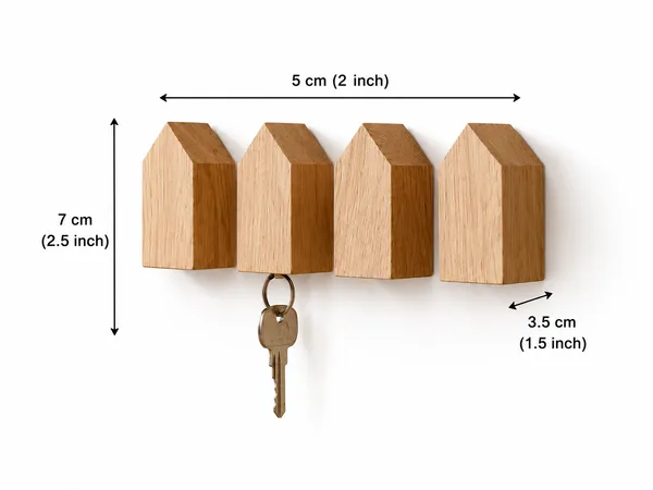 Wooden_House_Shaped_Wall_Mounted_Key_Holder_Rack