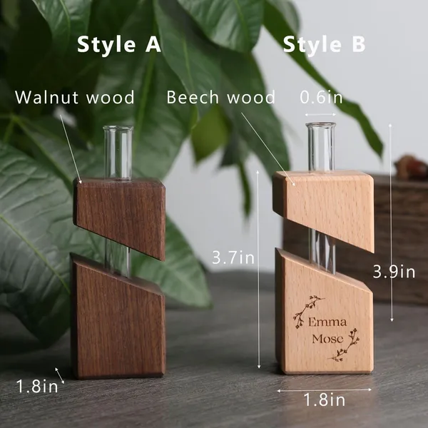 Wooden_Plant_Propagation_Vase_With_Glass_Tube_Holder