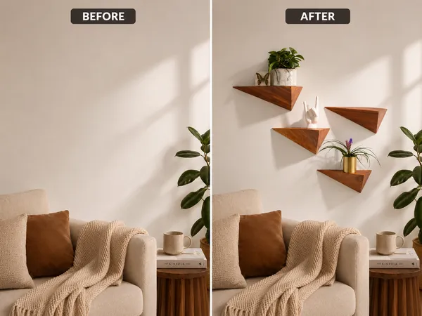 Wooden_Triangle_Floating_Wall_Shelves_Set_Of_4