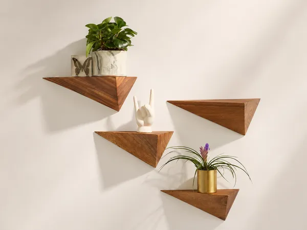 Wooden_Triangle_Floating_Wall_Shelves_Set_Of_4
