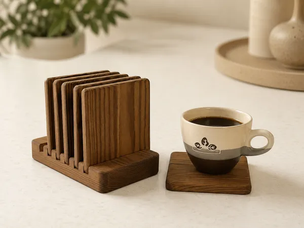 Wooden_Coaster_Set_With_Holder_For_Home_And_Kitchen