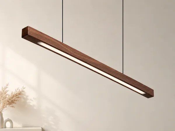 Solid_Wood_Linear_Pendant_Light_For_Office_Desk