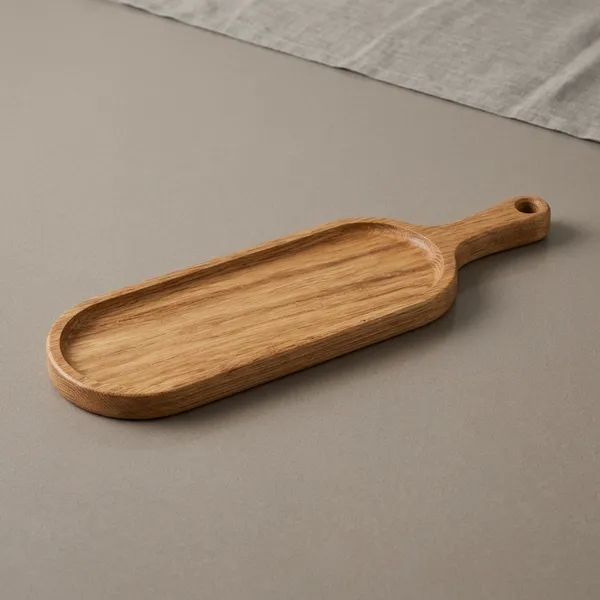 Wooden_Elongated_Serving_Tray_With_Handle_For_Kitchen_And_Dining