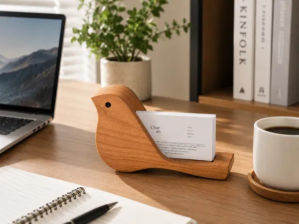 Wooden_Bird_Shaped_Business_Card_Holder_Stand
