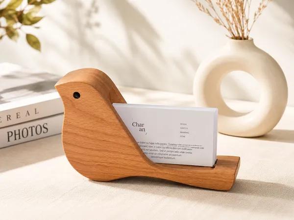 Wooden_Bird_Shaped_Business_Card_Holder_Stand