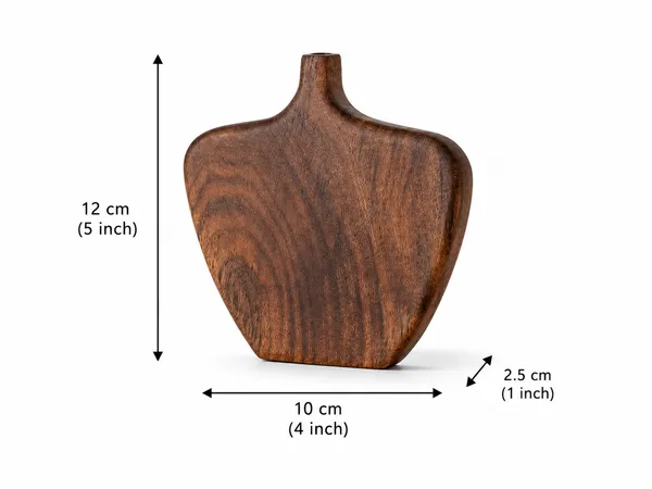 Wooden_Flat_Vase_With_Narrow_Neck_For_Home_Decor