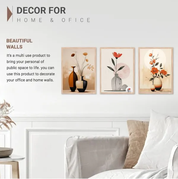 Wooden_Botanical_Floral_Vase_Framed_Wall_Art_Set_Of_3