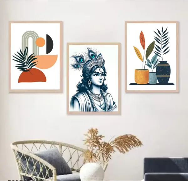Wooden_Modern_Abstract_Botanical_Framed_Wall_Art_Set_Of_3