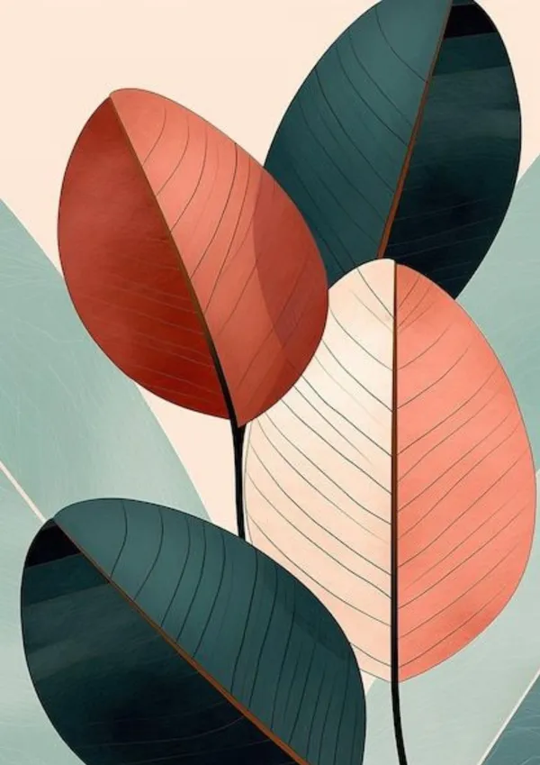 Wooden_Minimalist_Botanical_Leaf_Framed_Wall_Art_Set_Of_3