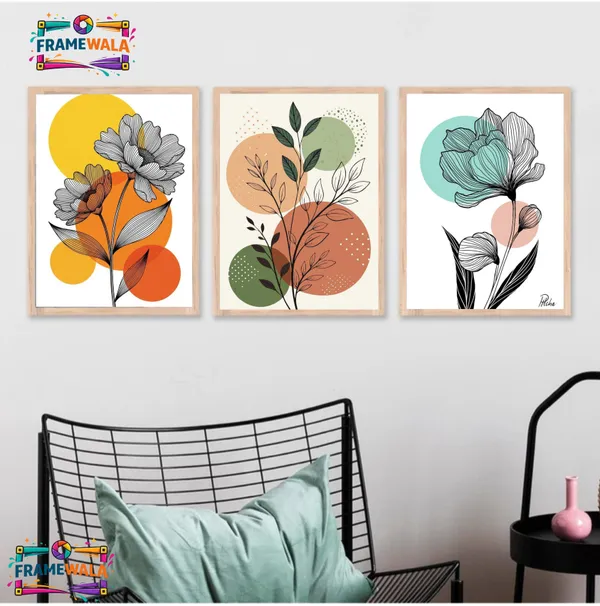 Wooden_Minimalist_Floral_Line_Art_Framed_Wall_Art_Set_Of_3