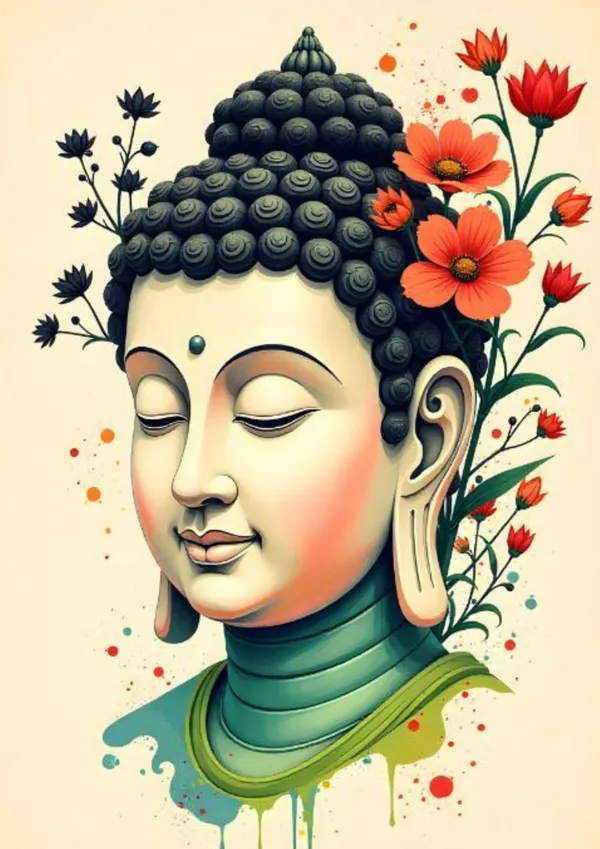 Wooden_Decorative_Peacock_Buddha_Framed_Wall_Art_Set_Of_3